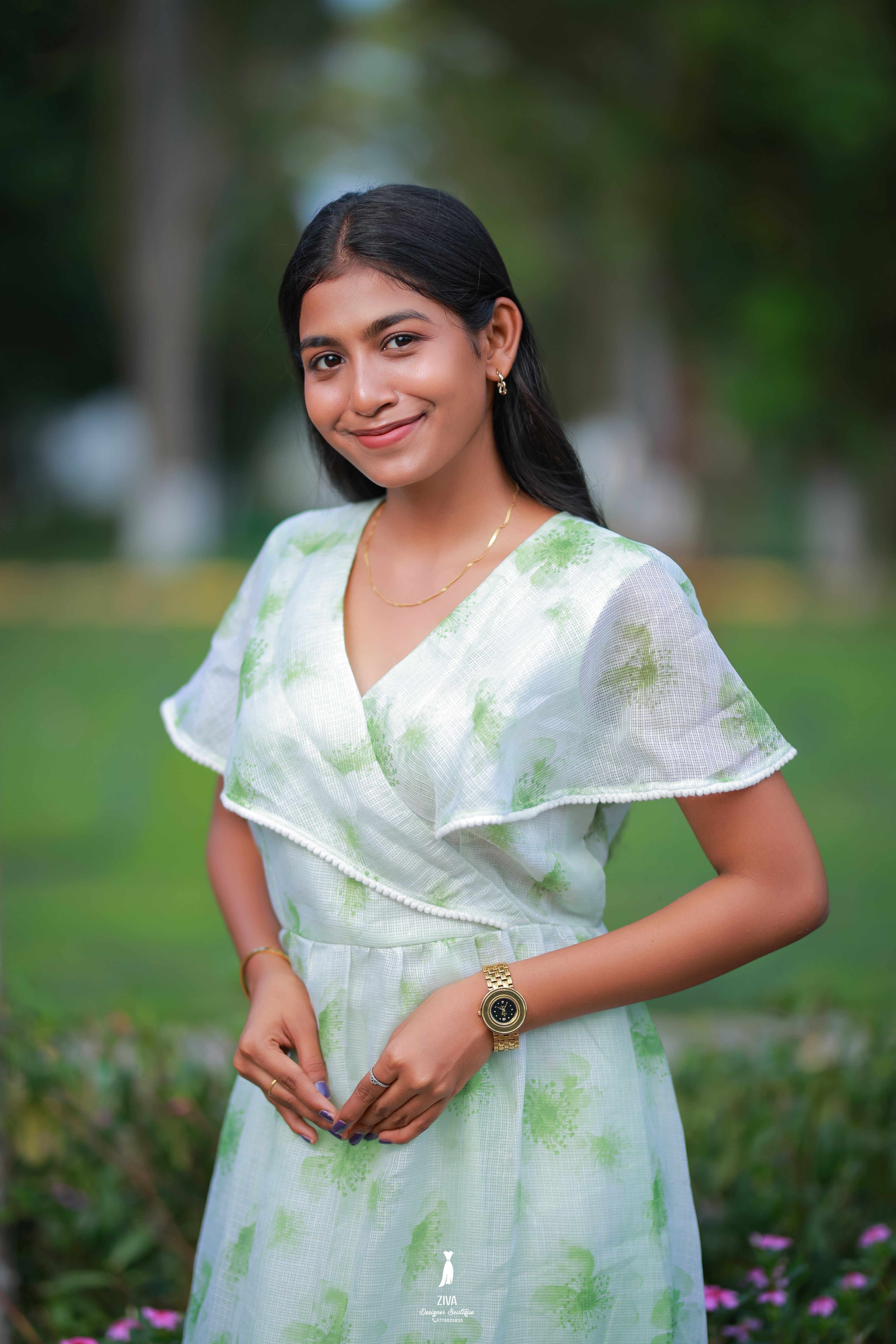 Mint Green Floral Wrap Dress Ziva Designer Mint Green Floral Wrap Dress Ziva Designer