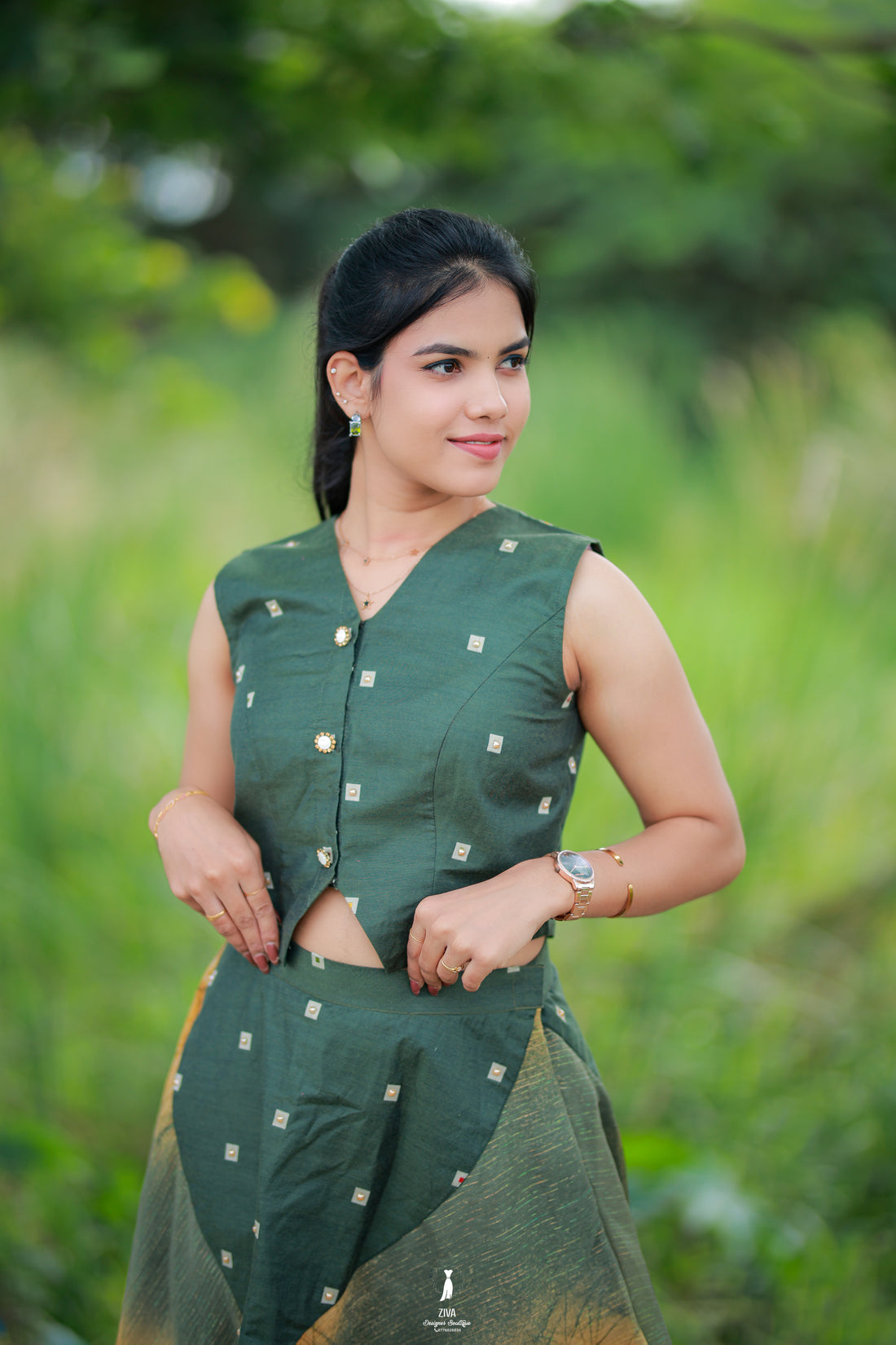 Olive green Co-Ord set