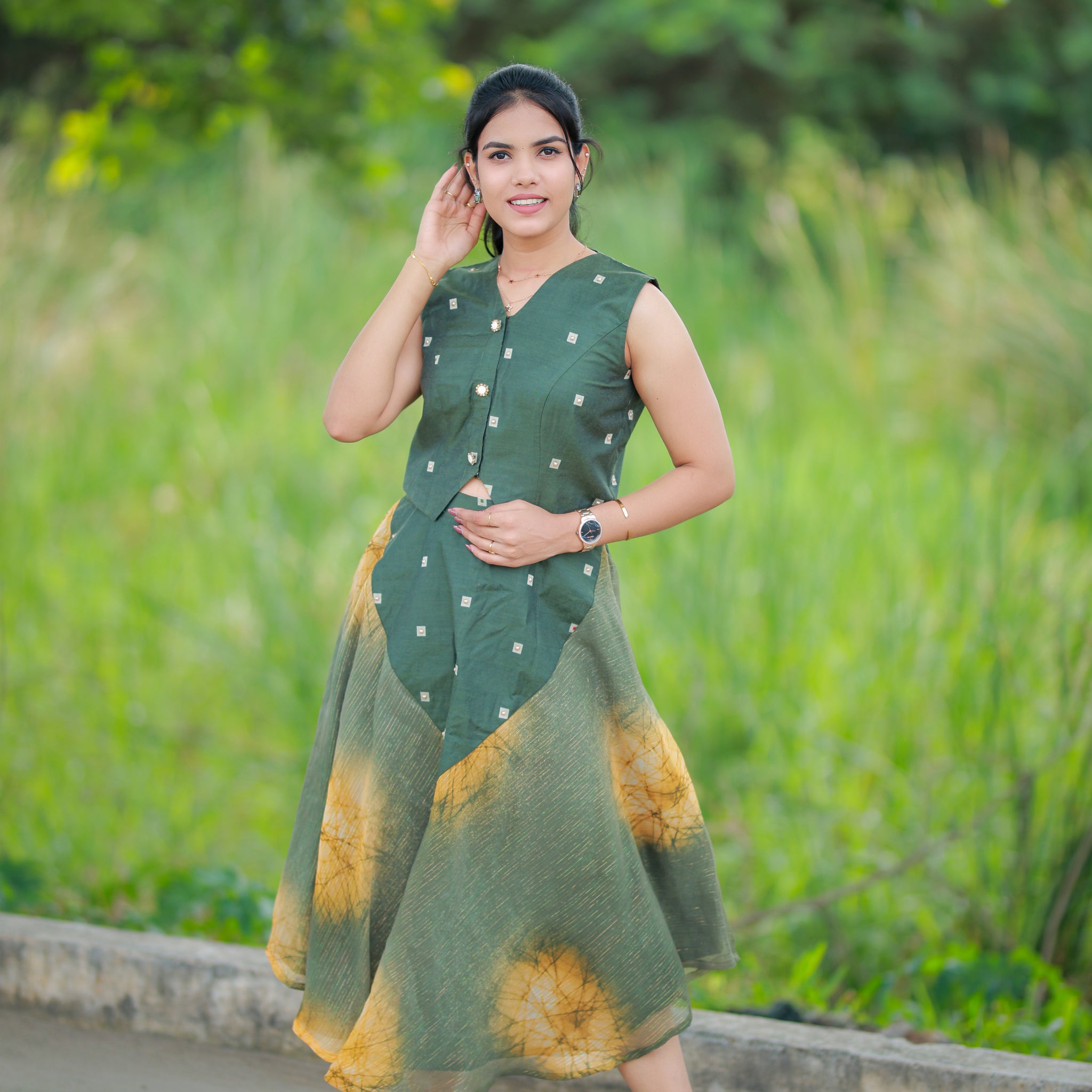 Olive green Co-Ord set